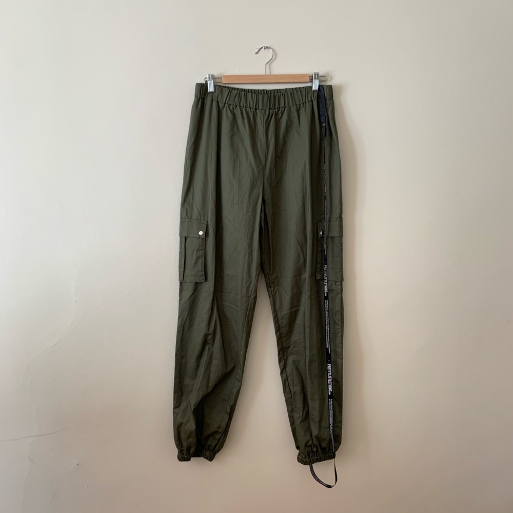 Pretty Little Things Green Cargo Pants